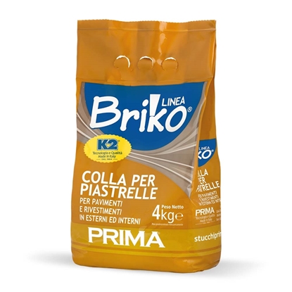 Immagine di COLLA PER PIASTRELLE LINEA BRIKO 4KG.